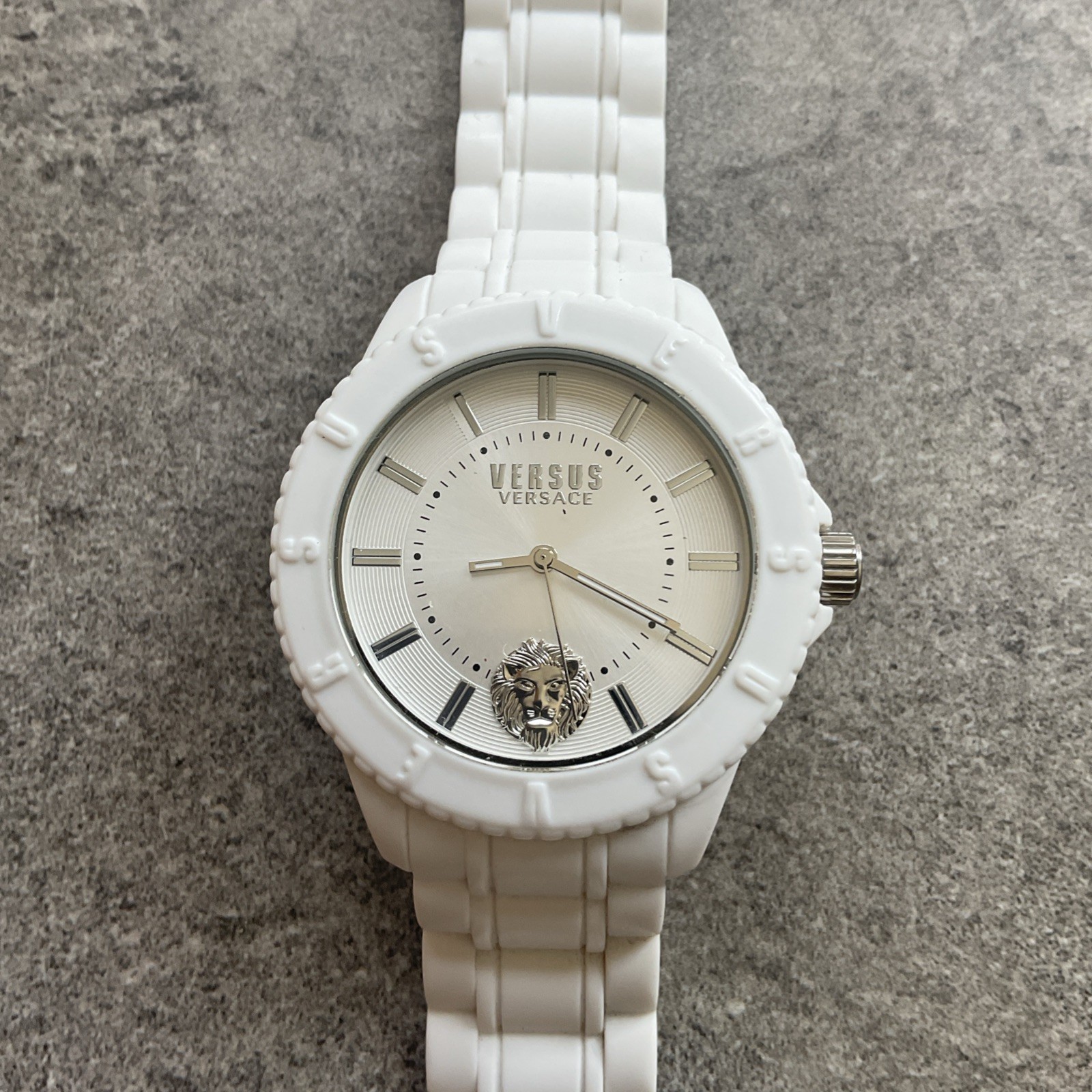 Versace Versus Women’s Watch 43mm White Resin Case White Silicon Band A19