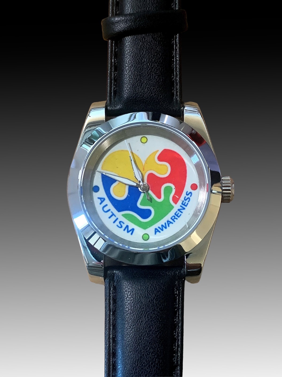 Custom Watch. Autism Awareness Heart Watch