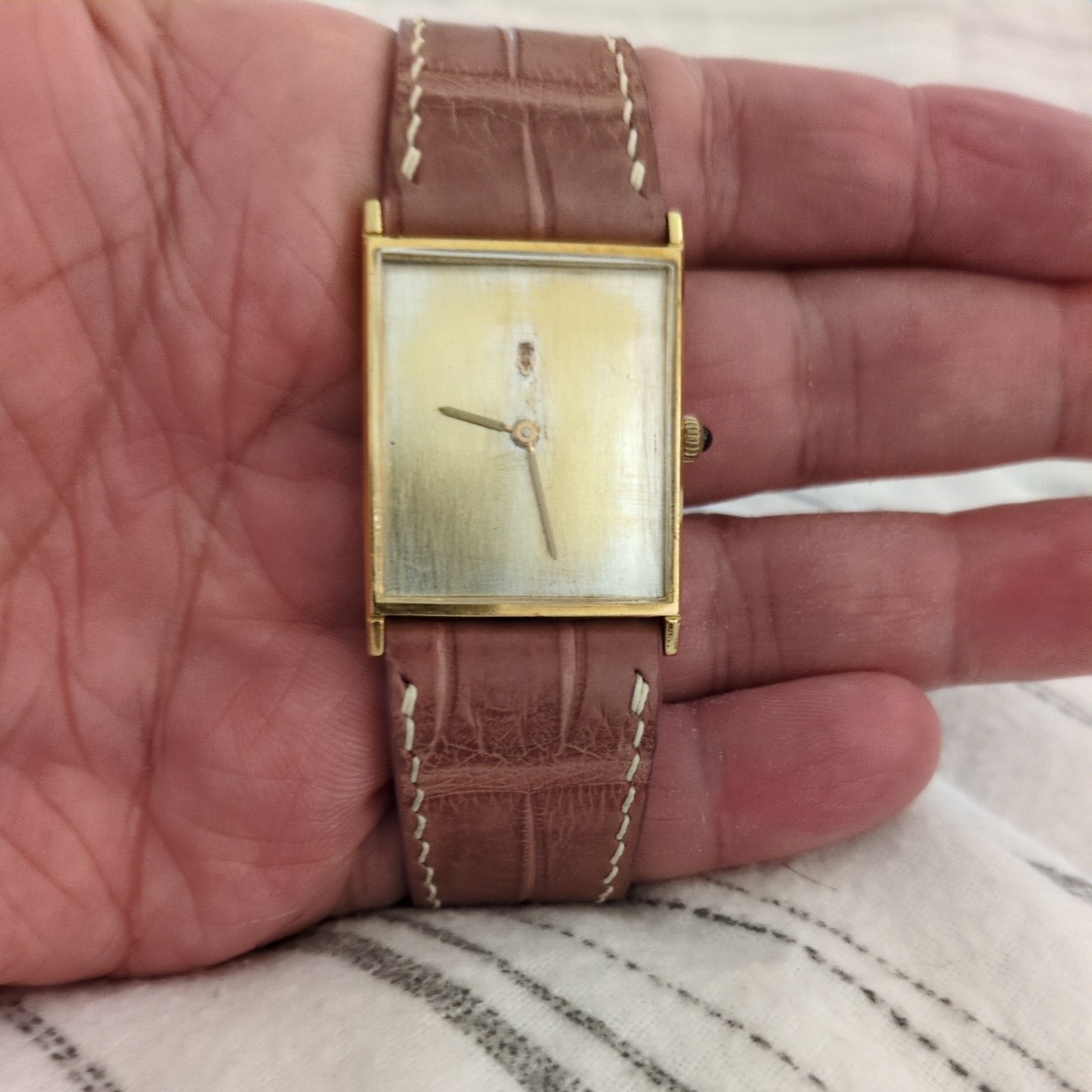 Corum tank watch 18K Gold