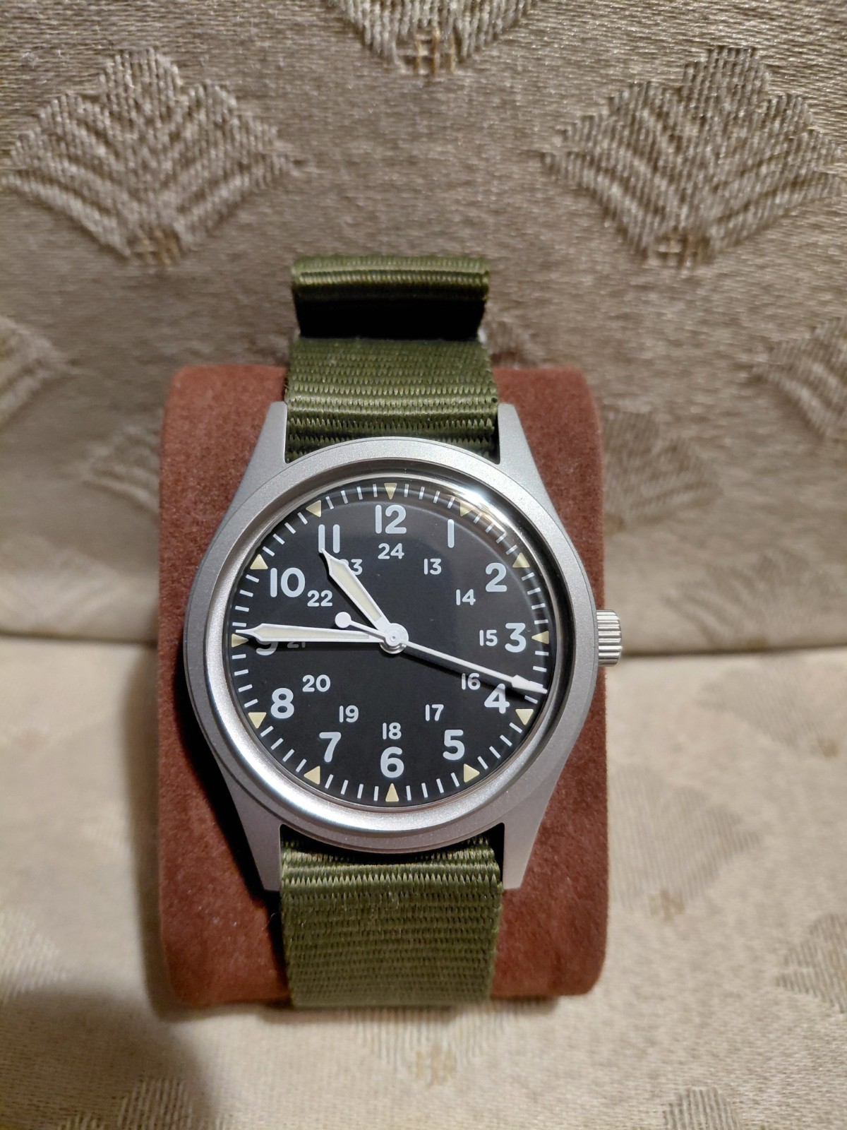 MWC GG-W-113 Military Watch Vietnam Field 38mm Mechanical Hand Wind