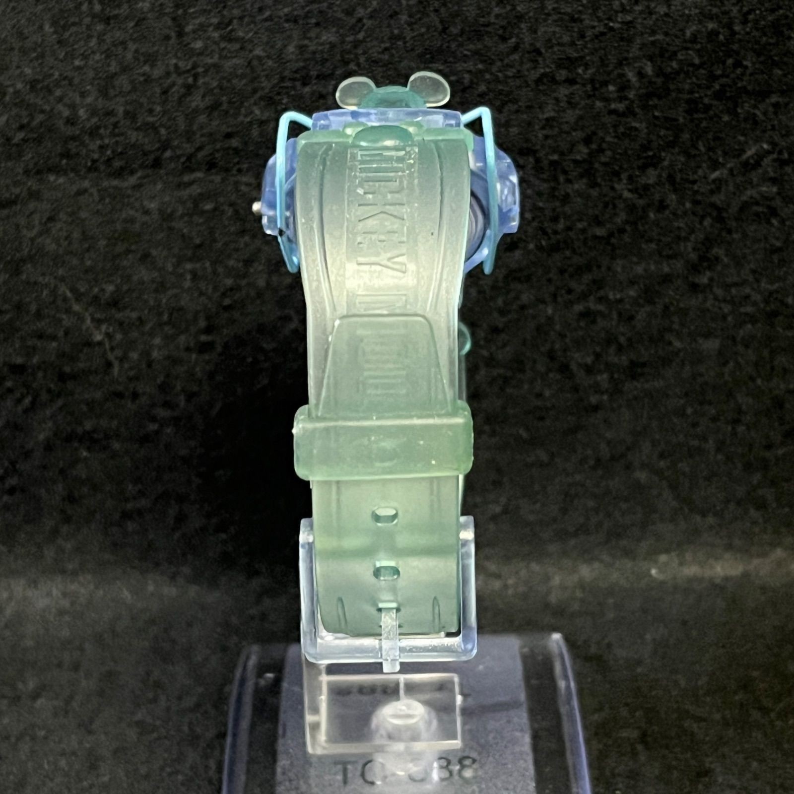 Operational Item Disney Mickey Mouse digital wristwatch light blue confirmed to