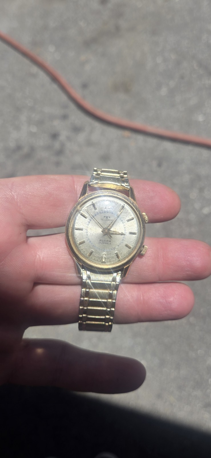 Vintage TECHNOS Alarm Watch