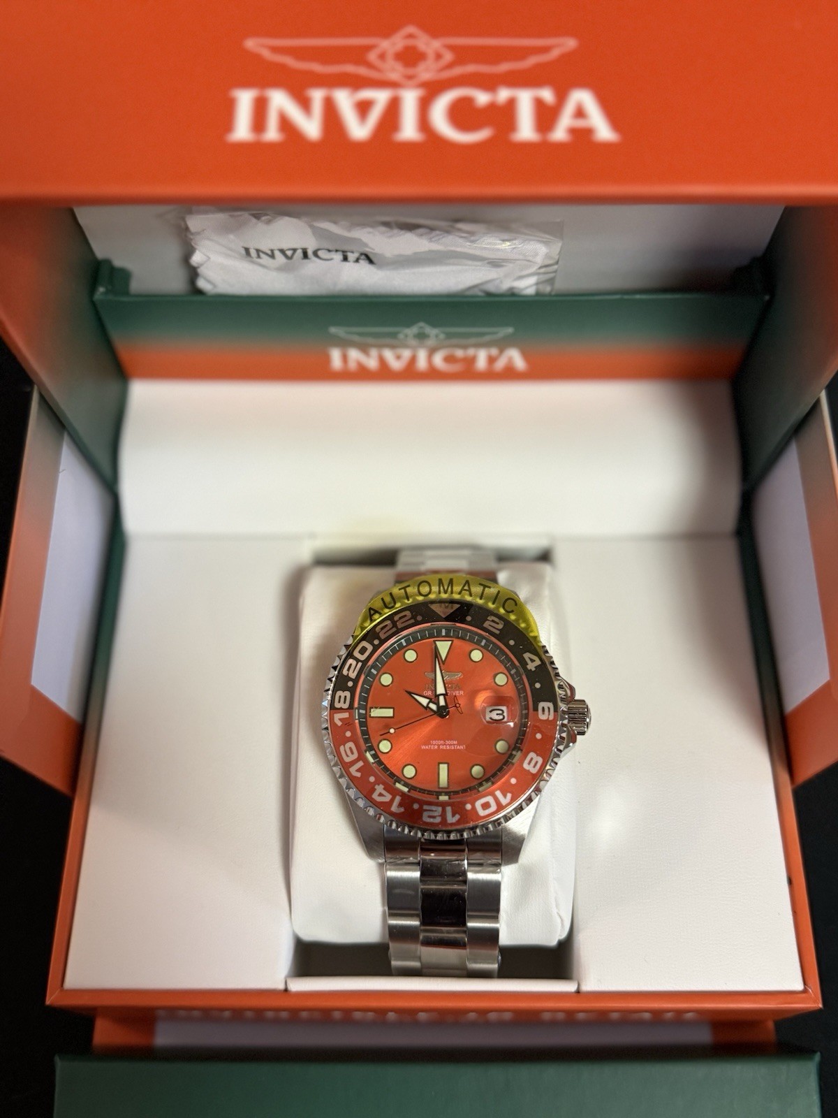 Invicta Pro Diver Miami Edition Automatic Men’s Watch – 47mm Steel (49118)