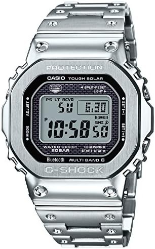 Casio Mens Watch G-SHOCK Bluetooth GMW-B5000D-1JF Silve Japan