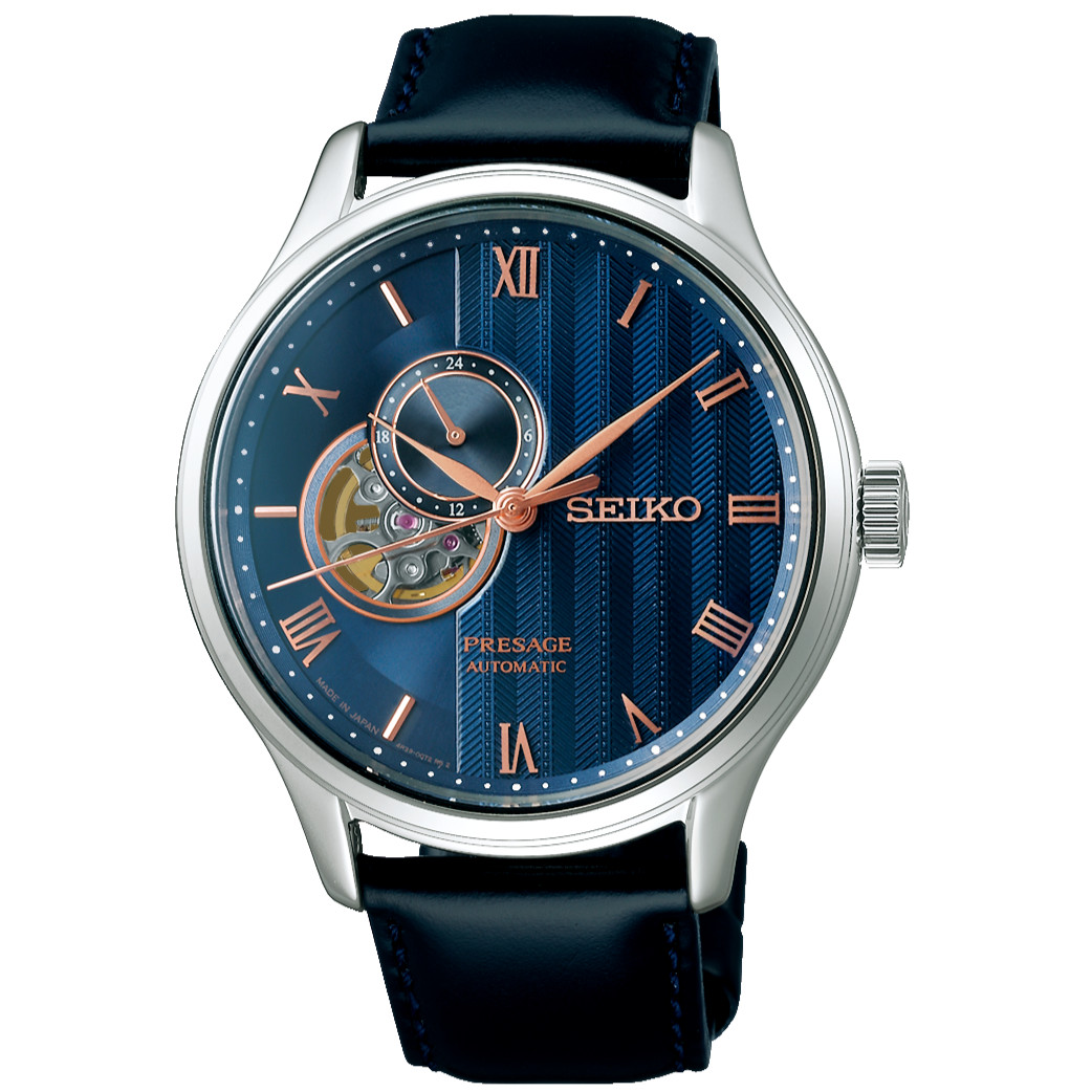 SEIKO PRESAGE SARY187 Japanese Garden Mechanical Automatic Watch Navy