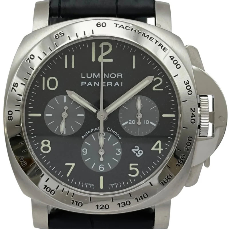 Panerai Luminor Chronograph Ltd/Ed of 1500 Pieces PAM00162 Black #132