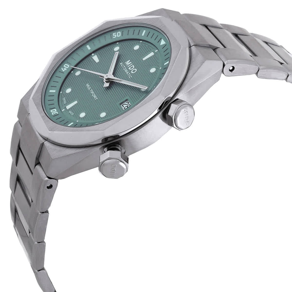 Mido Multifort 8 Two Crowns Automatic Grey Dial Watch M047.507.11.081.00