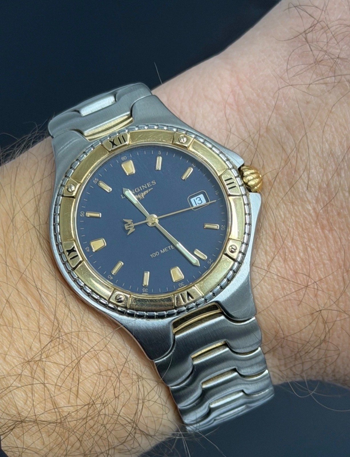 Vintage Longines Conquest L3.612.3 Two Tone Men’s Watch