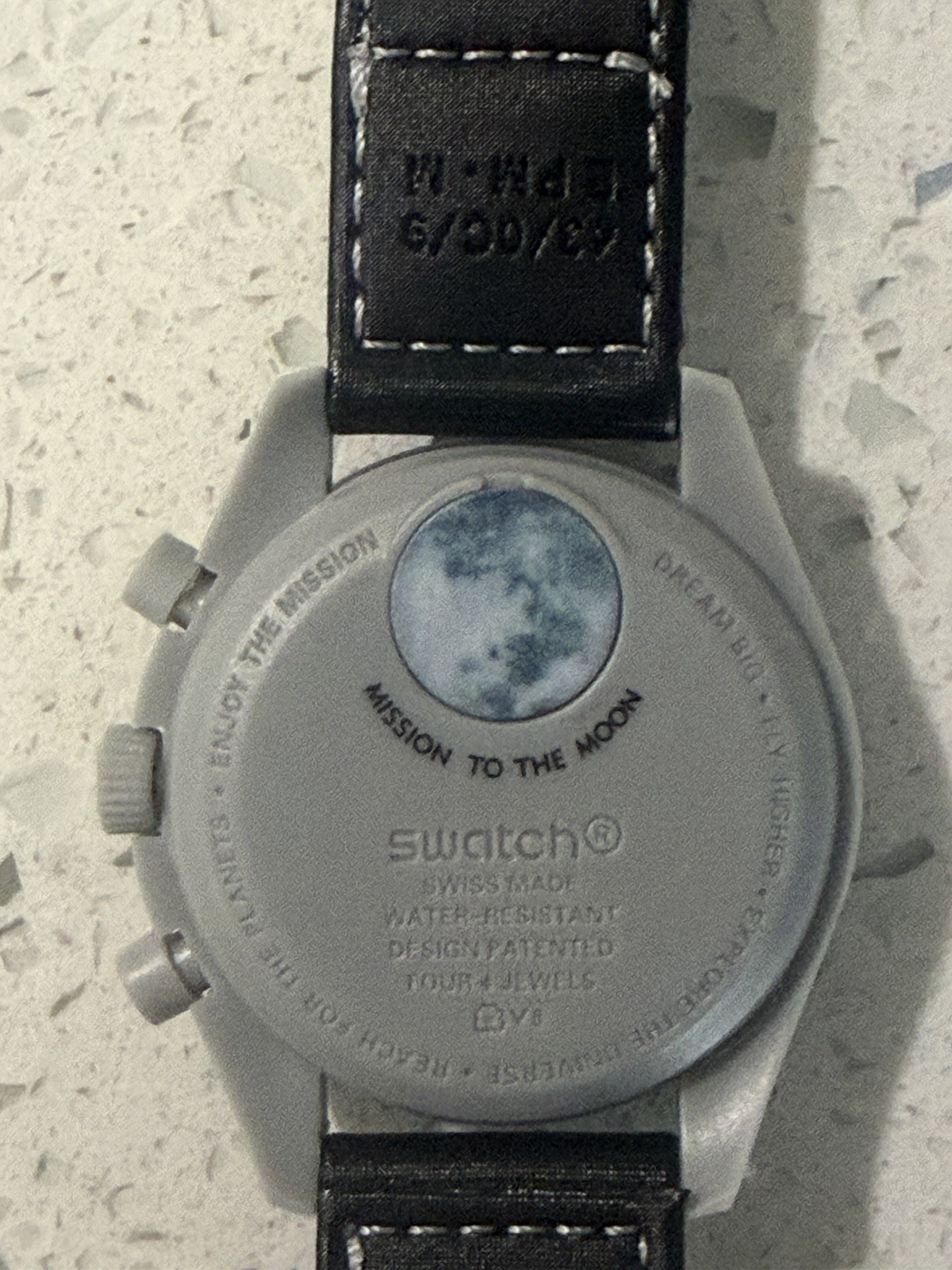 Swatch Mission to Earthphase Bioceramic Chronograph Tachymeter Quartz 42mm