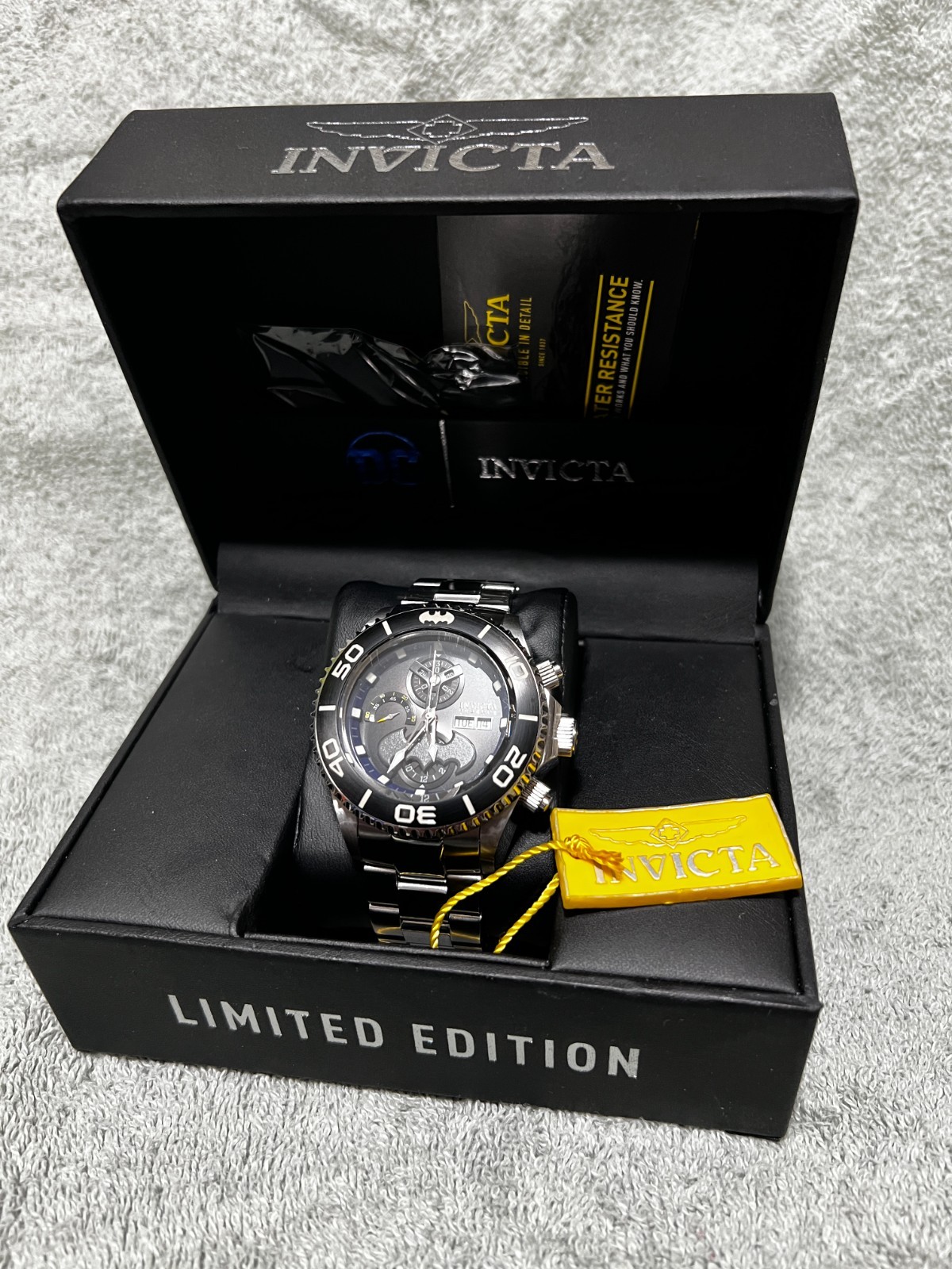 INVICTA Automatic BATMAN DC Comics Men’s Model 27173 LIMITED EDITION 0096/4000