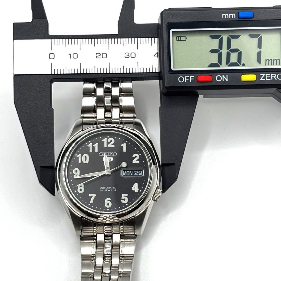 SEIKO 5 7S26 Automatic Black Dial Day Date Watch