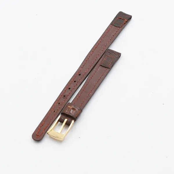 Excellent condition Seiko original buckle with strap, 7mm size, gold, for women&