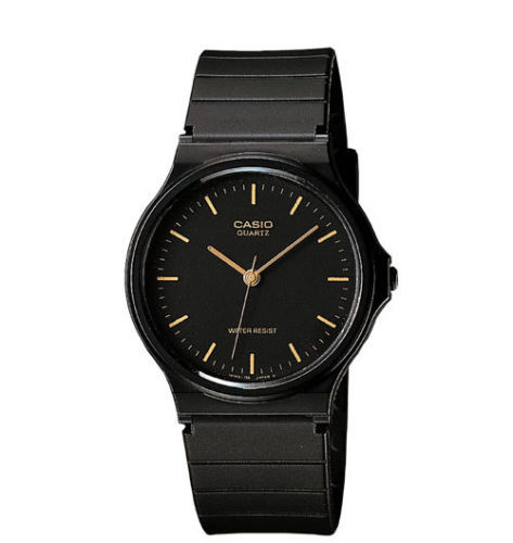 Casio MQ24-1E, Men’s Black Resin Watch, Analog, Water Resistant, 34MM Case, NEW