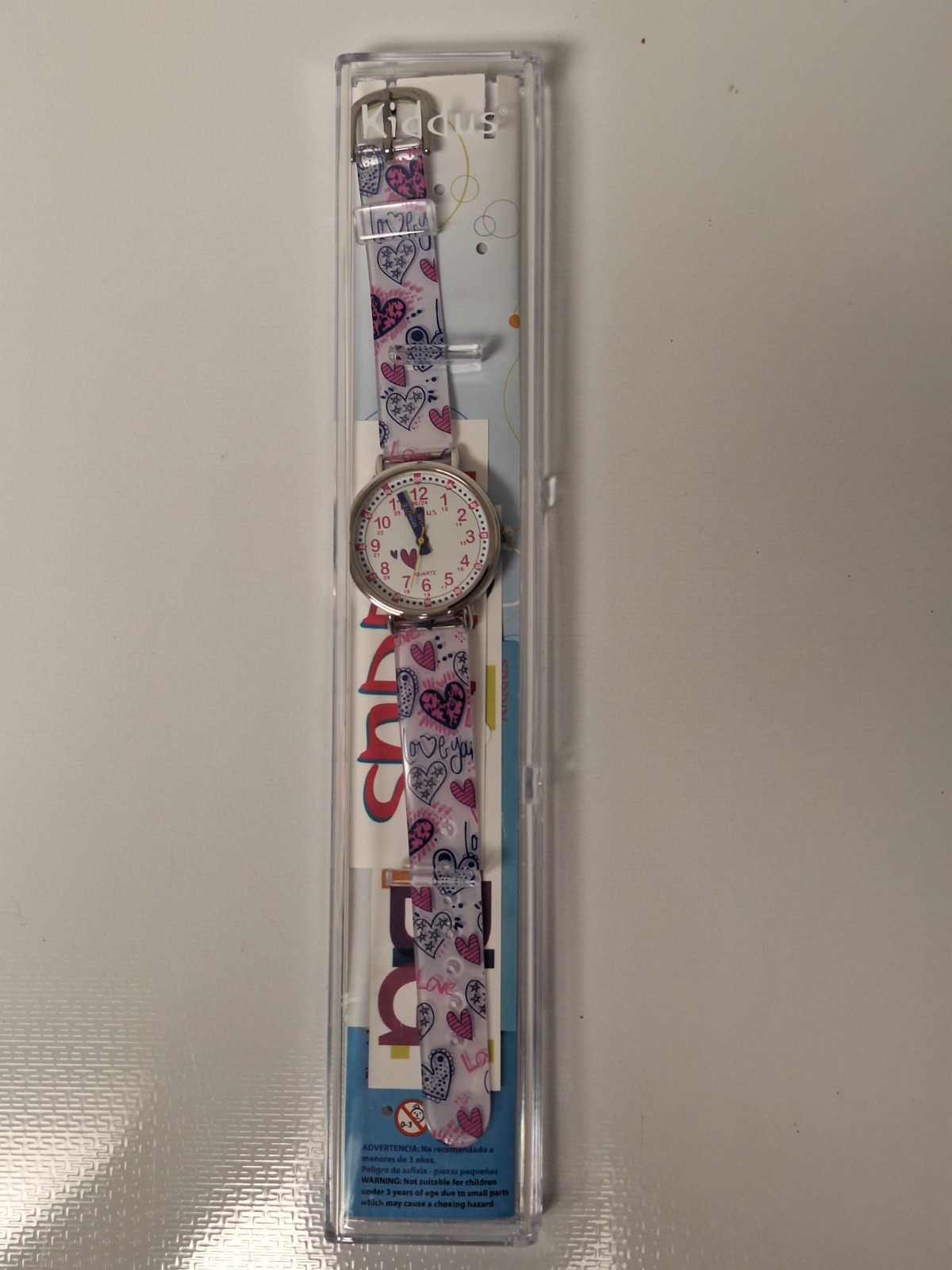 Educational Kids Watch for Children, Boys and Girls. Analogue Time Teacher