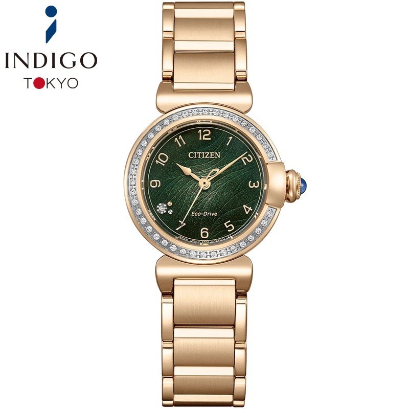 Citizen L EM1123-62X Quartz Green Dial 26 mm Watch