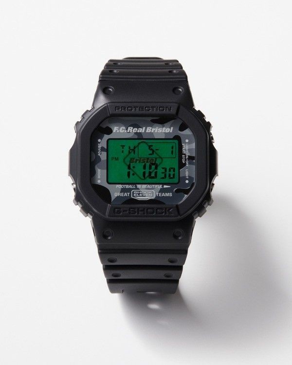 CASIO G-SHOCK DW-5600 F.C.R.B. Black Camouflage Watch