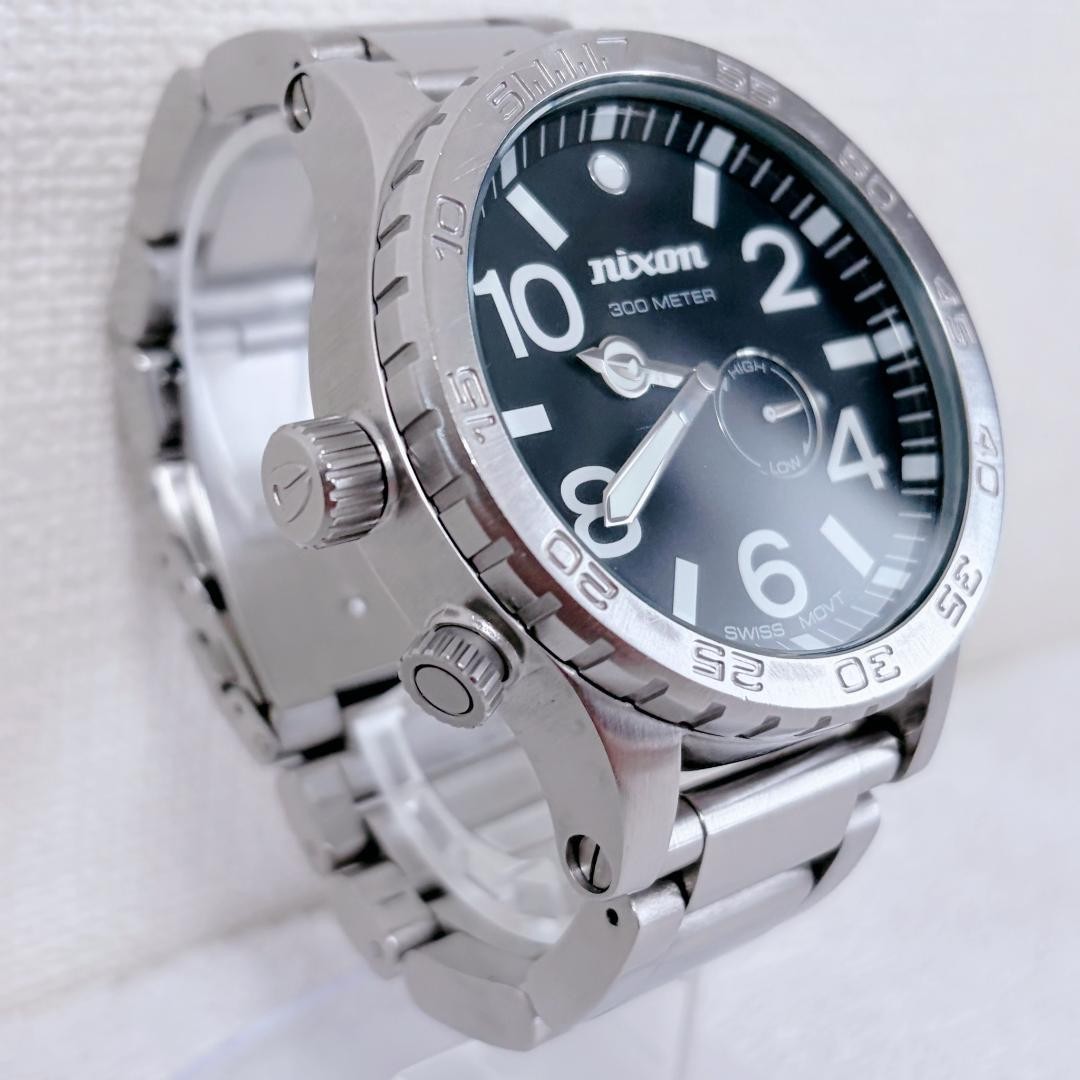 Rare Nixon 51-30 Simplify Tide Graph Silver [0341]