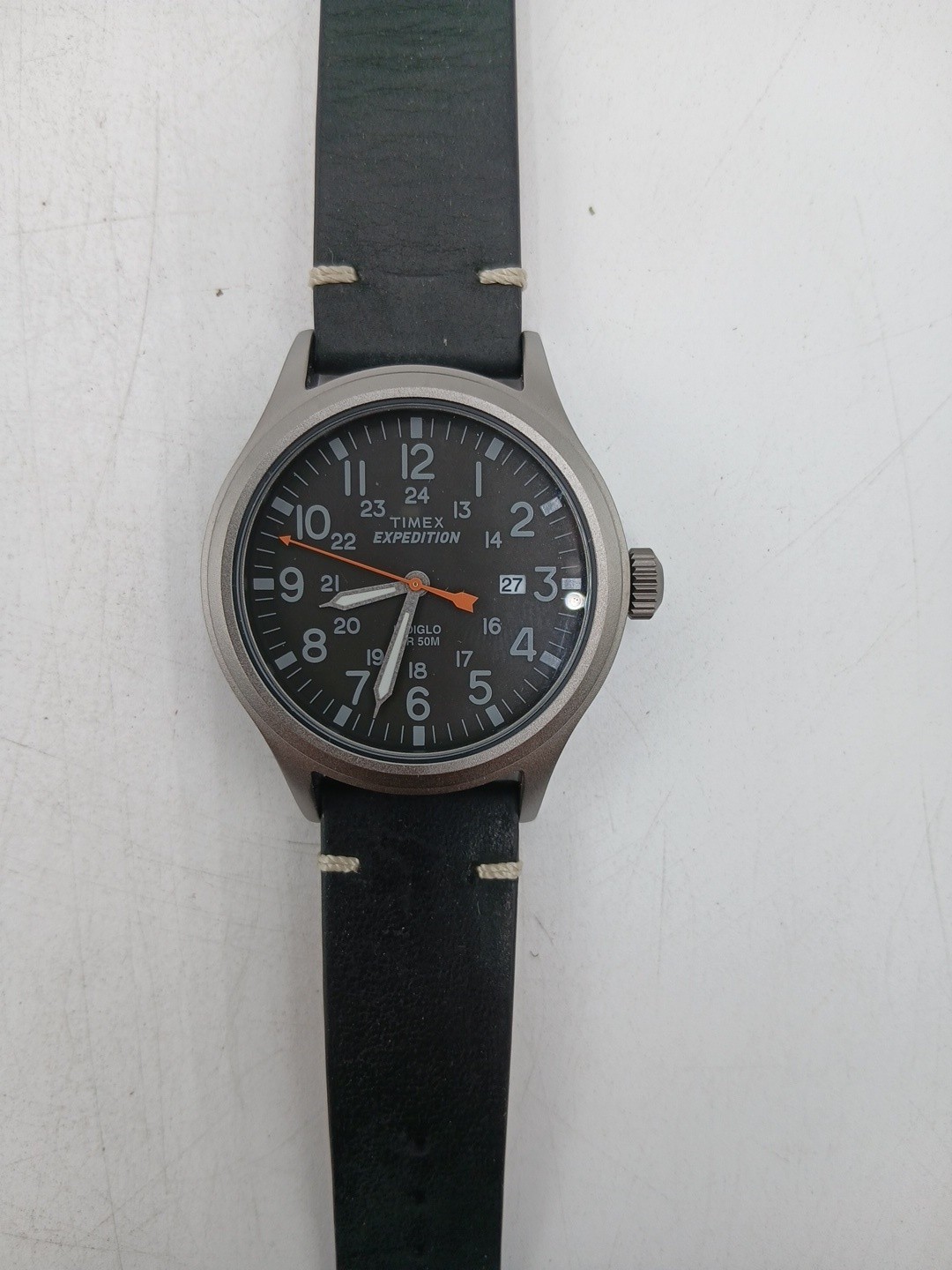 Timex Expedition Scout Metal TW4B01900 genuine import Black Leather Band(Z4-B5)