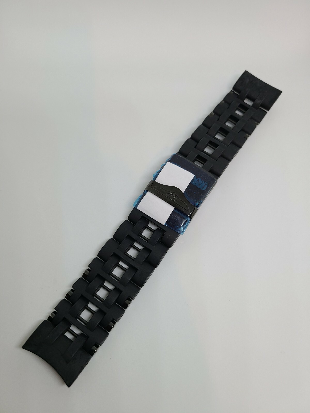 Invicta Sea Spider Black Plated Stainless Steel Black Rubber Watch Bracelet