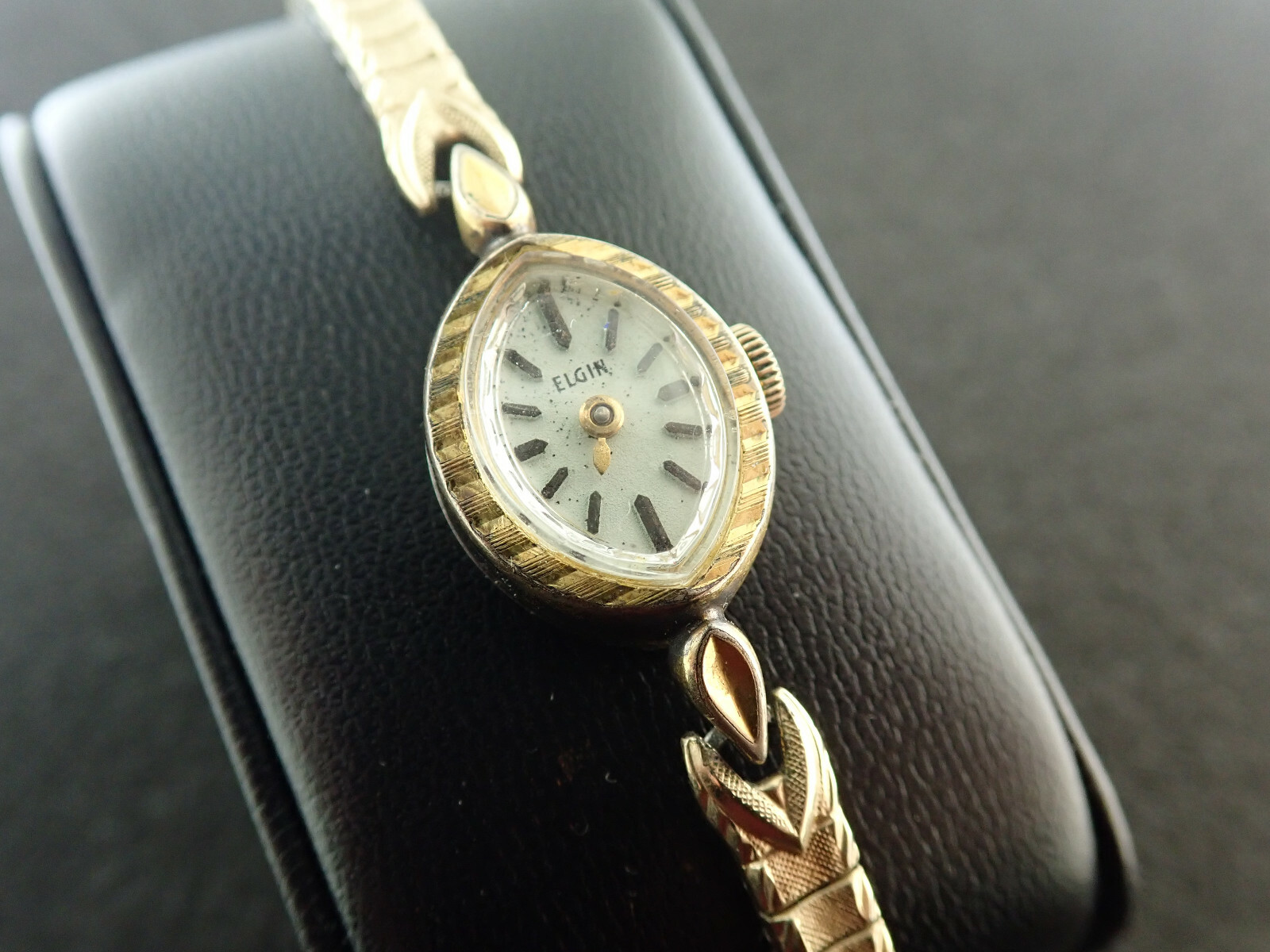 VINTAGE 18.7MM LADIES ELGIN WRIST WATCH CAL. 312 – RUNNING – 17 JEWELS