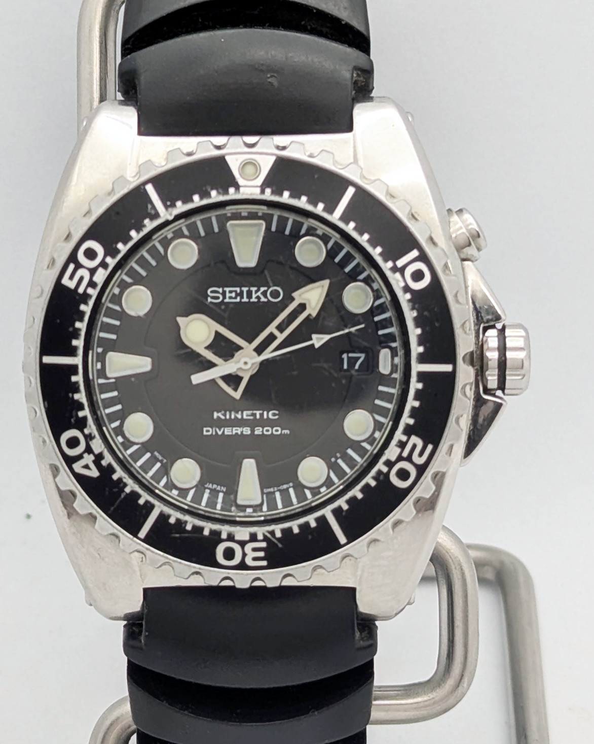 Seiko Kinetic BFK SKA371 5M62-0BL0 200M Diver| Excellent Condition/New Capacitor