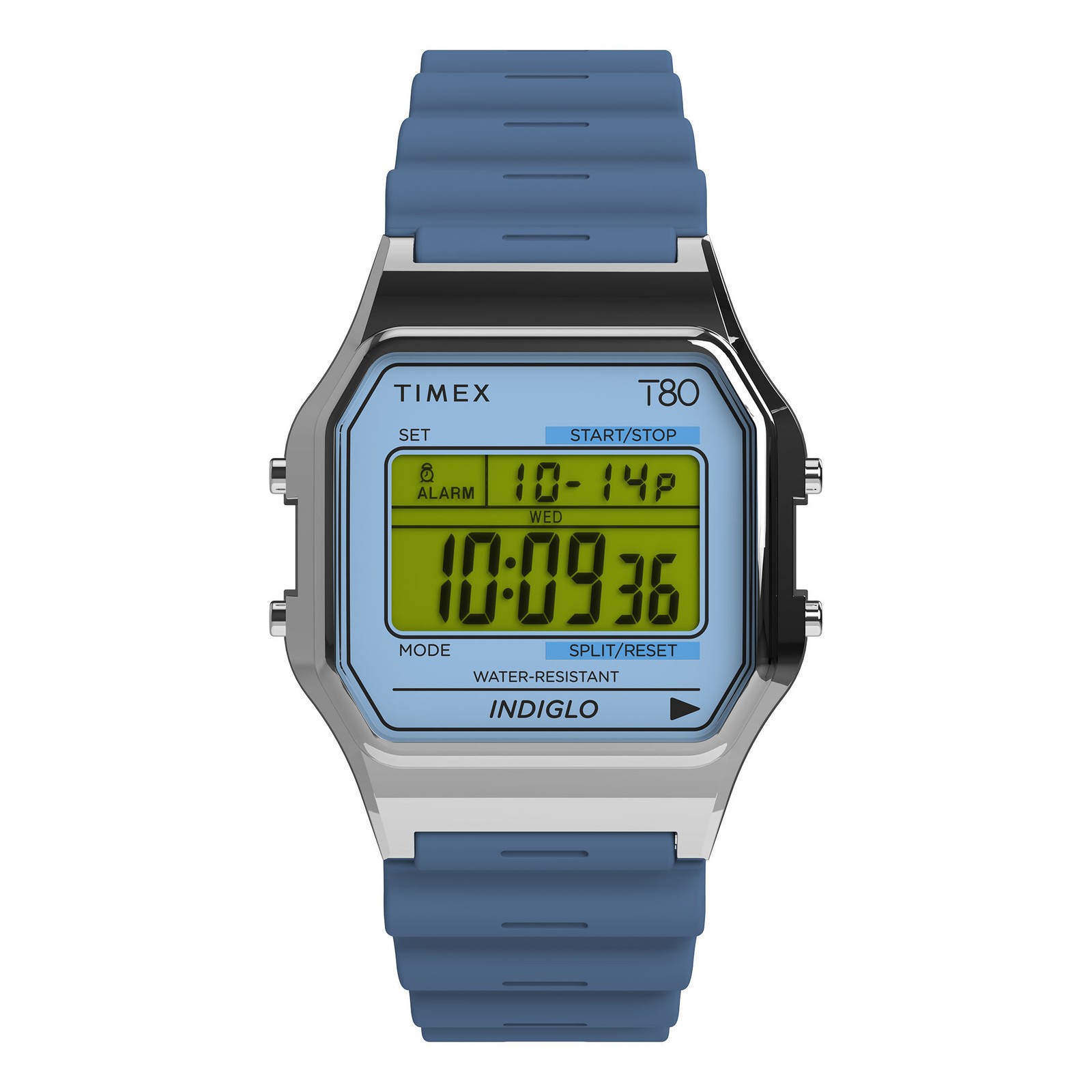 Timex T80 34mm Resin Strap Watch TW2W43900
