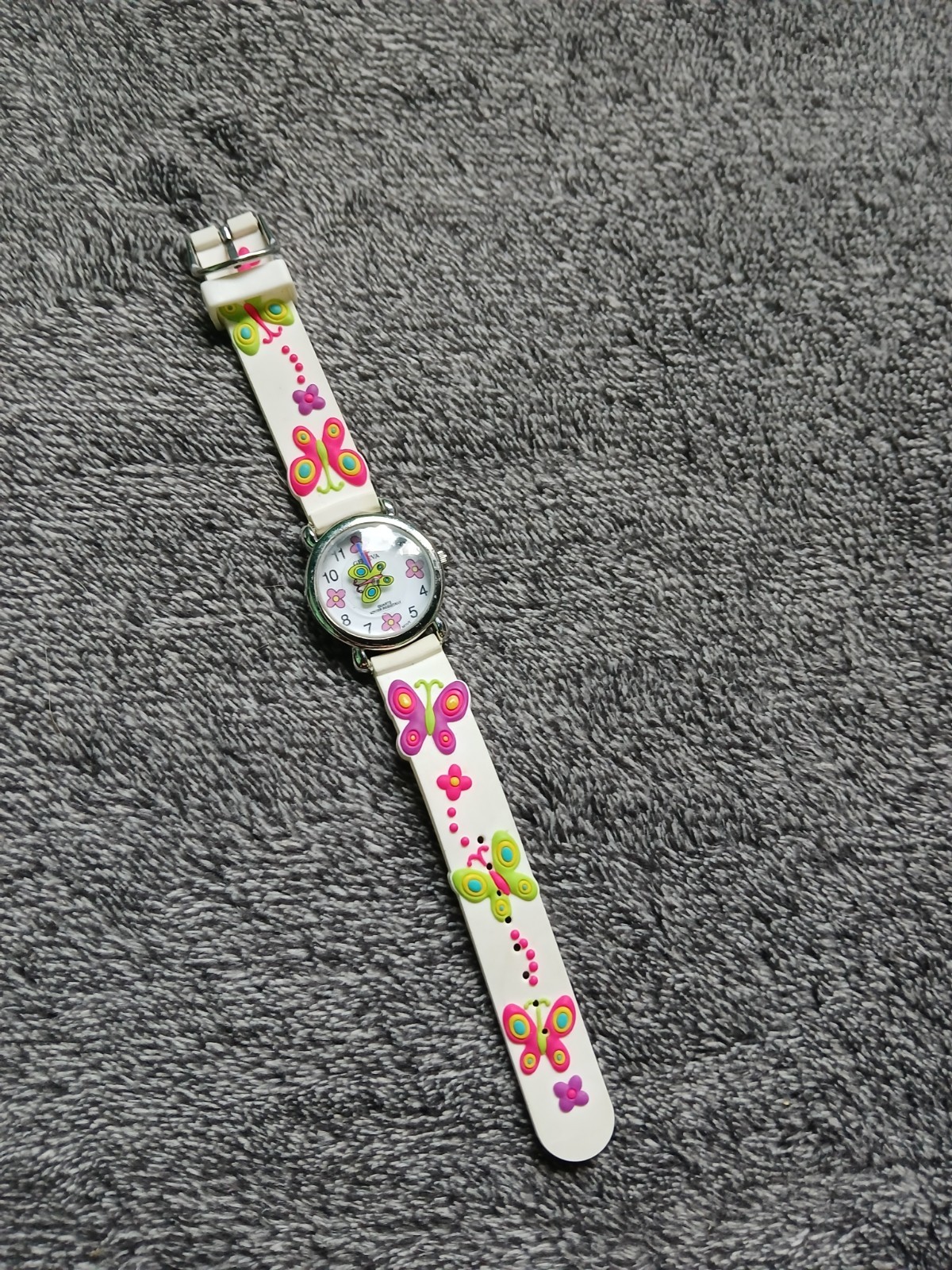 Girl’s Butterfly Watch White Used