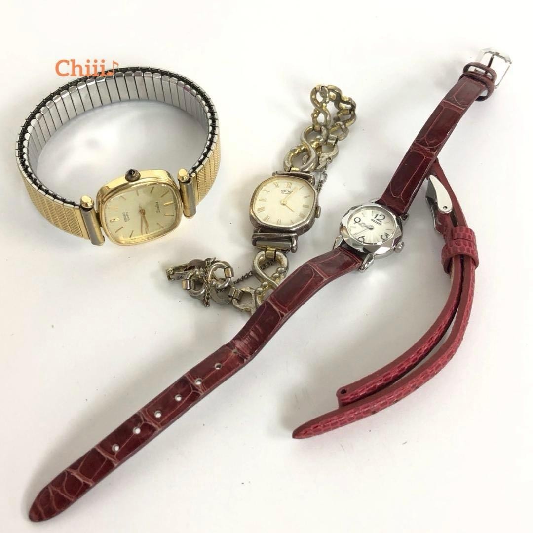 SEIKO Women’s Quartz Watch Set (3 pieces) – Bundle Sale