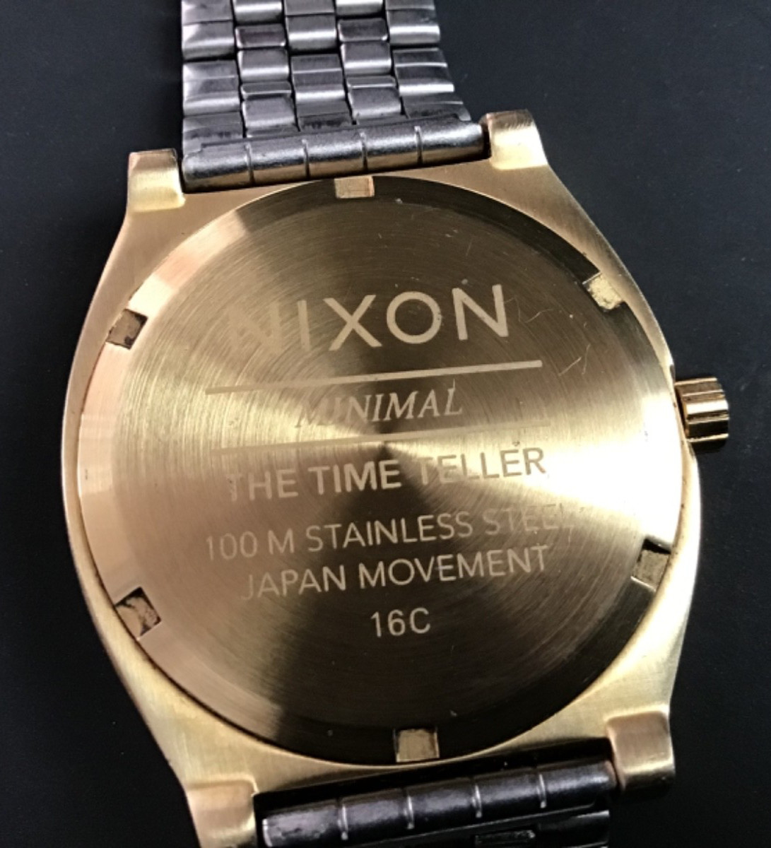 NIXON – MINIMAL – THE TIME TELLER 100 M STAINLESS – MEN’S QUARTZ WATCH
