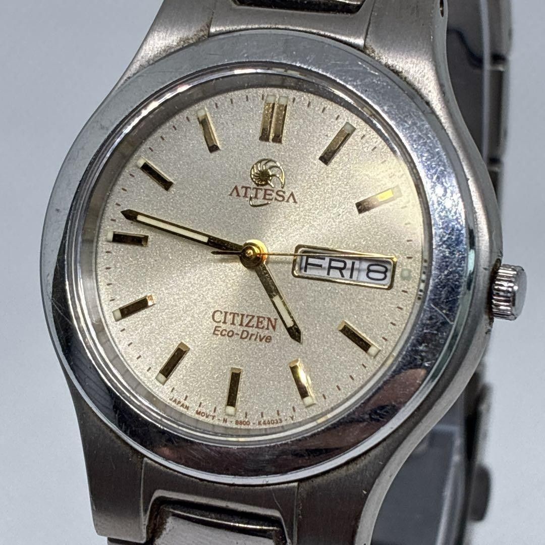 Citizen Attesa K13963 Solar-Powered Titanium Silver