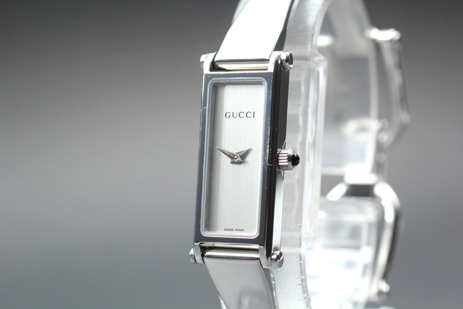 [Exc+5] GUCCI 1500L Silver Silver Dial Quartz Women’s Vintage Watch From Japan