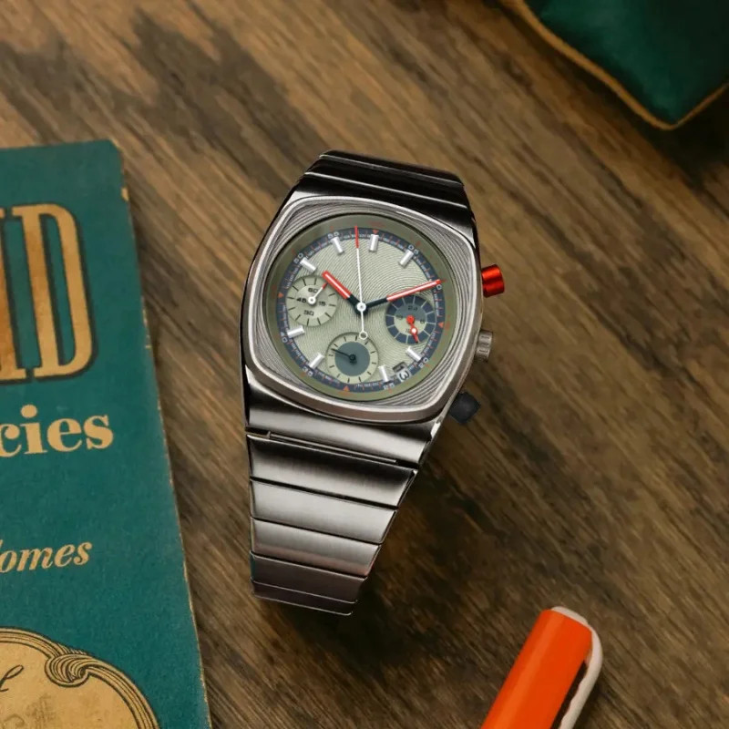 CILOA men retro automatic movement steeldive male stainless steel waterproof