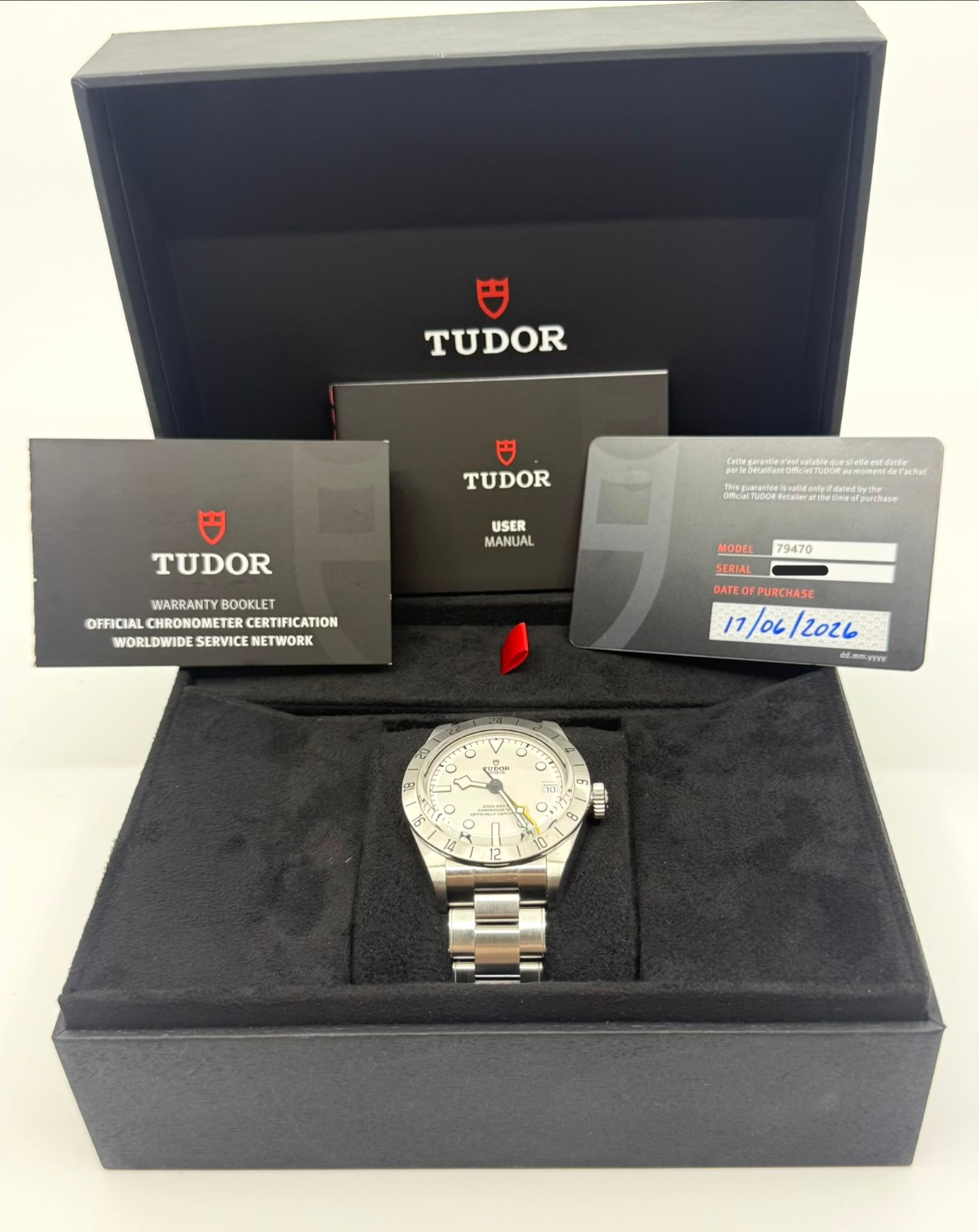 Tudor Black Bay Pro 39mm White Dial Stainless Steel Watch M79470-0004