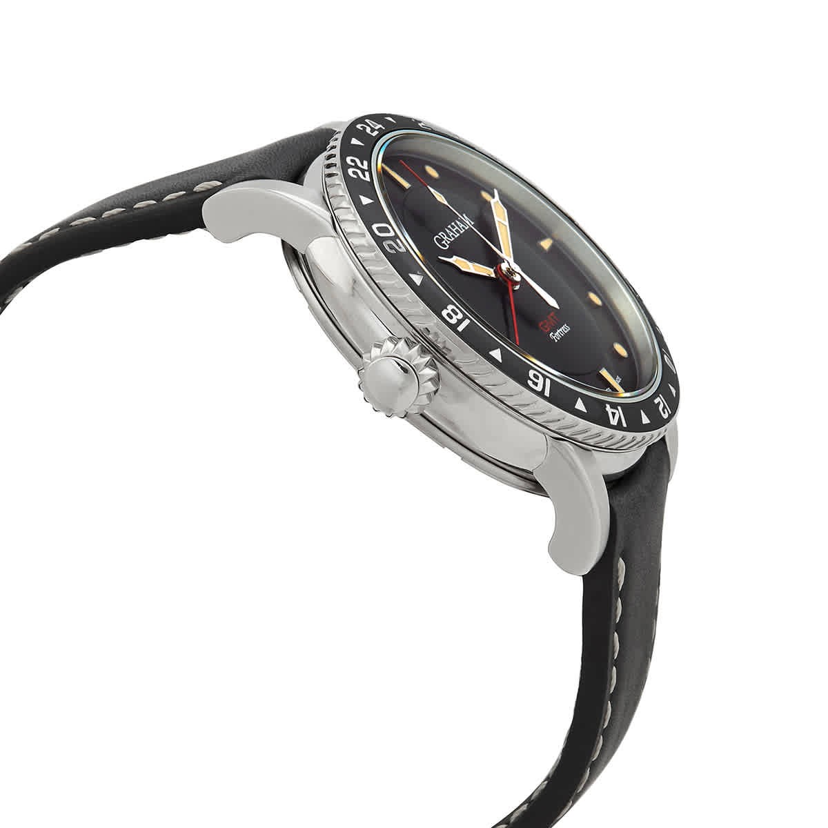 Graham Fortress GMT Automatic Black Dial Men’s Watch 2FOBC.B03A