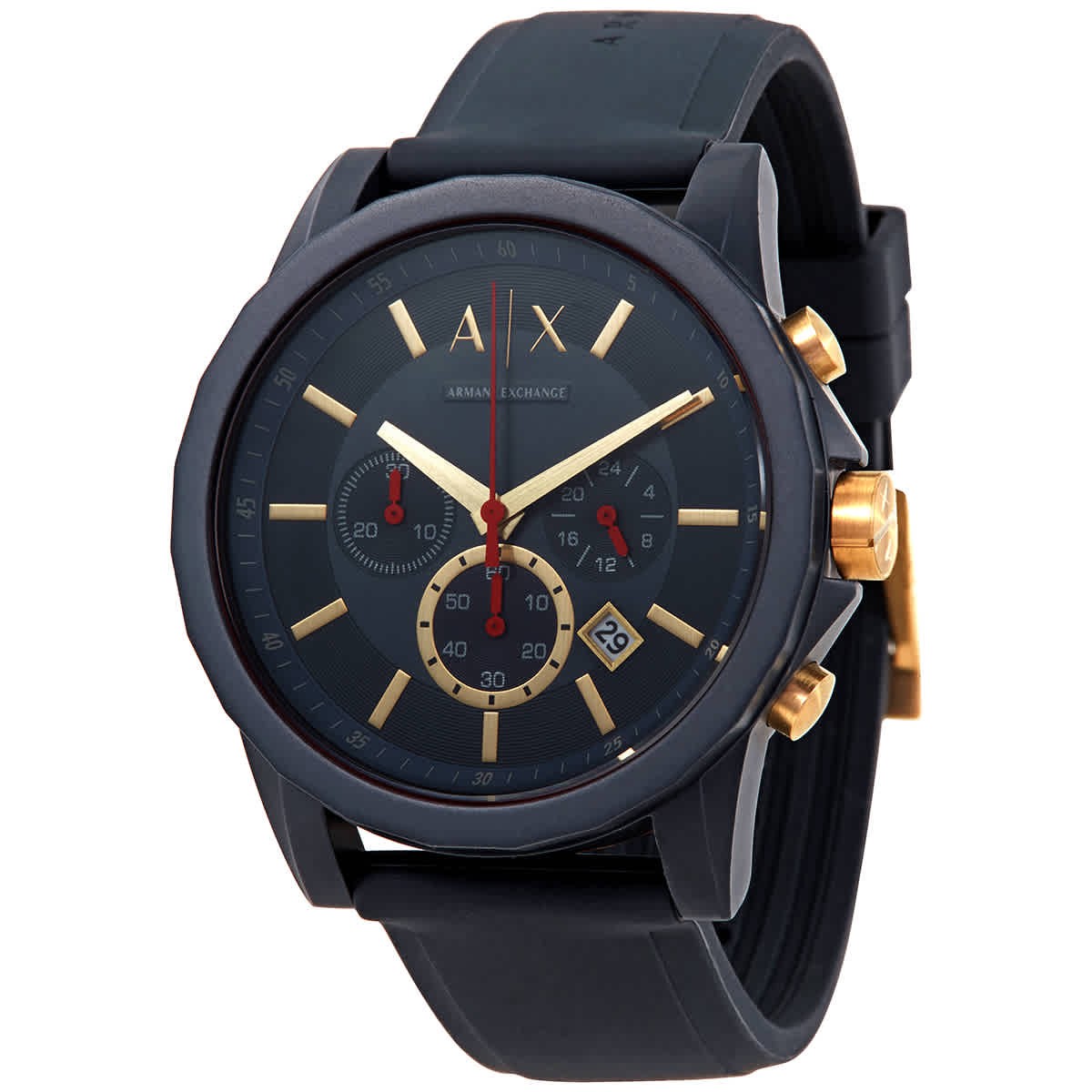 Armani Exchange Outerbanks Chronograph Quartz Blue Dial Men’s Watch AX1335