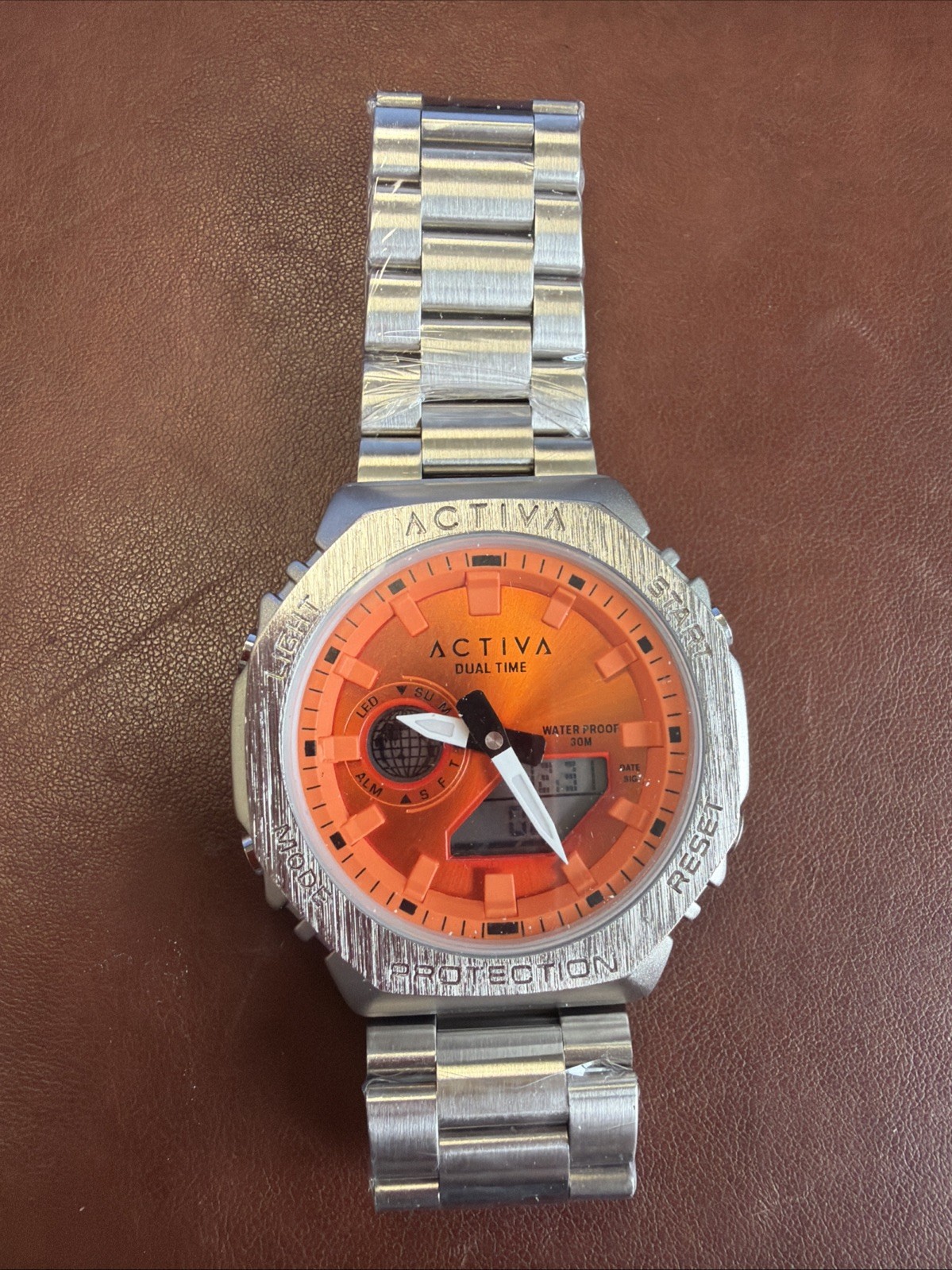 INVICTA ACTIVA DIGITAL UNISEX WATCH – ORANGE DIAL ACWM423-001