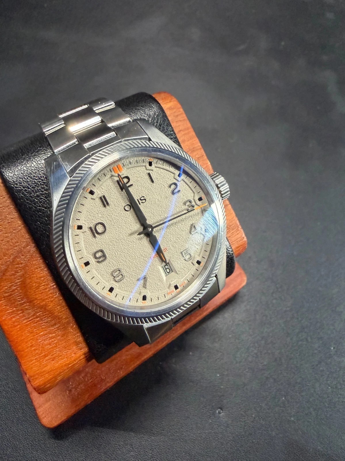 Oris ProPilot Date 41mm Chalk Grey Bracelet 01 733 7805 4163-07 Box 2025