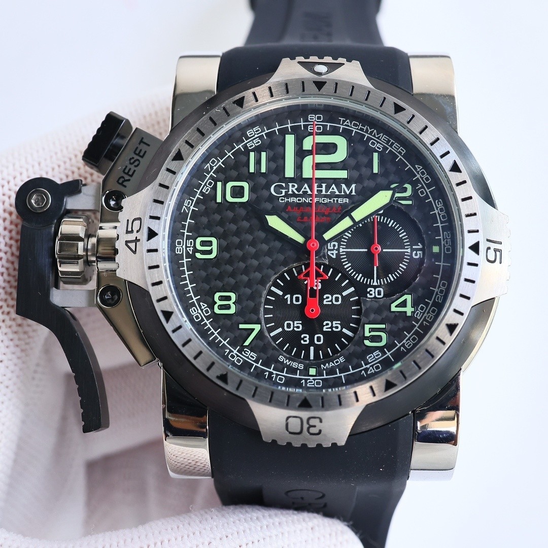 Graham men’s multifunctional quartz watch size: 44mm thick 8mm