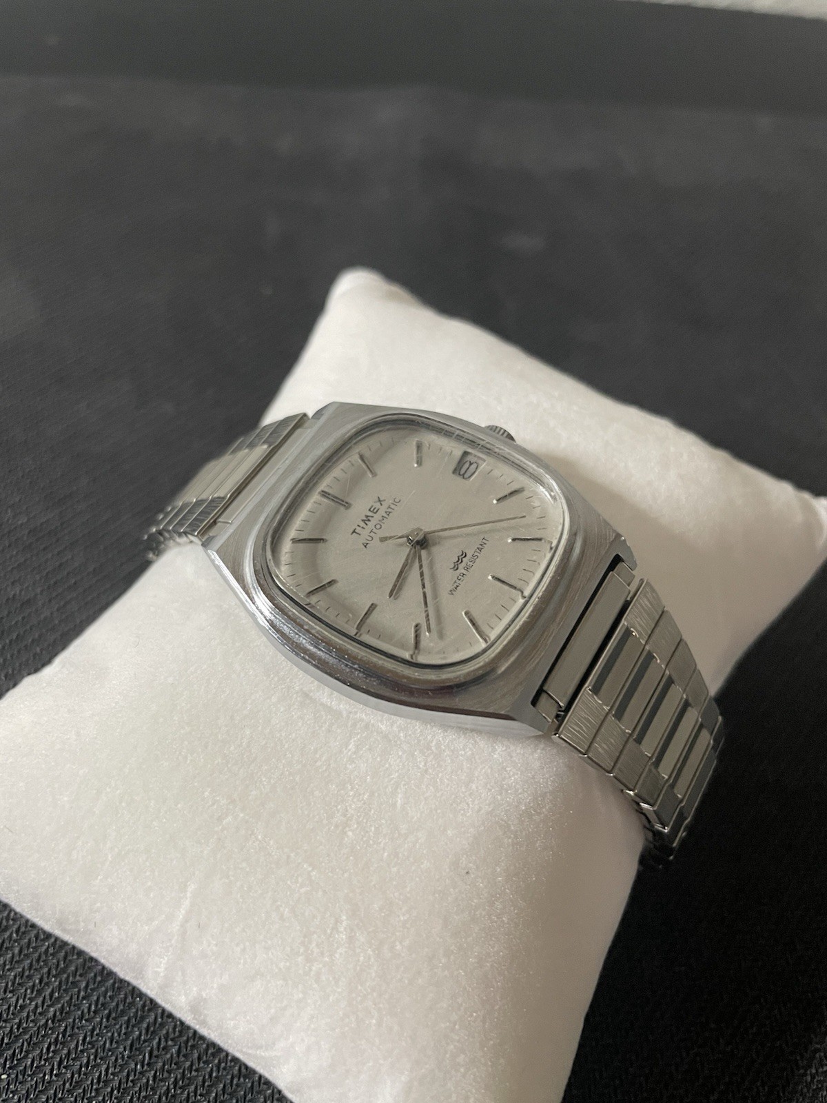 34mm Timex Automatic 1983 E-Line Reissue Stainless Steel Wristwatch Pre-Owned