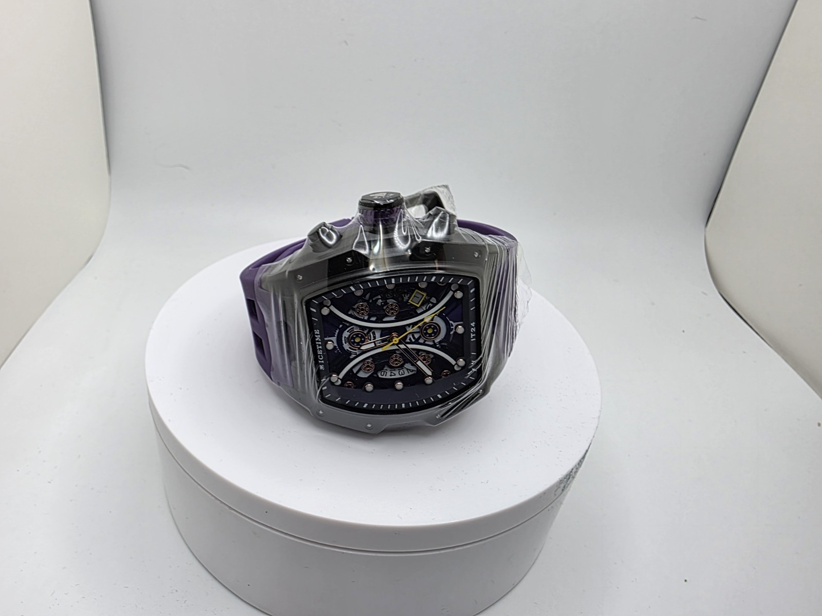 IceTime #14 Automatic Skeleton Men’s Watch – Genuine .10 CT Diamond MSRP $999