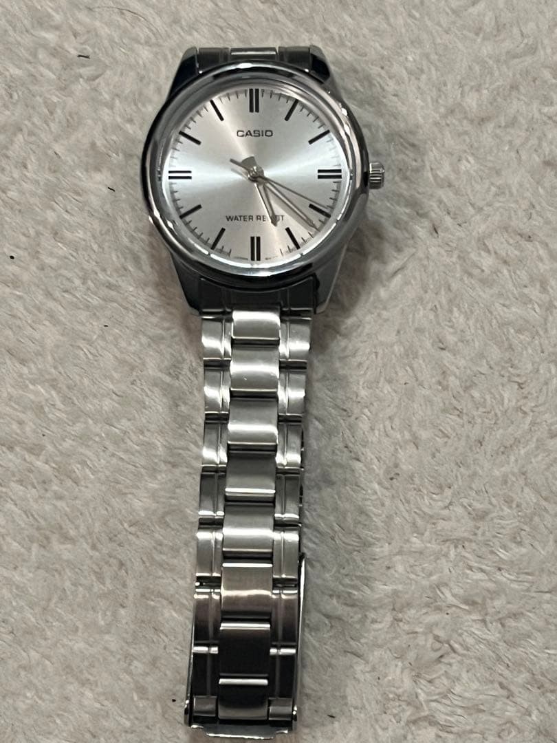 CASIO Watch LTP-V005D-7A Silver Classic Metal Round