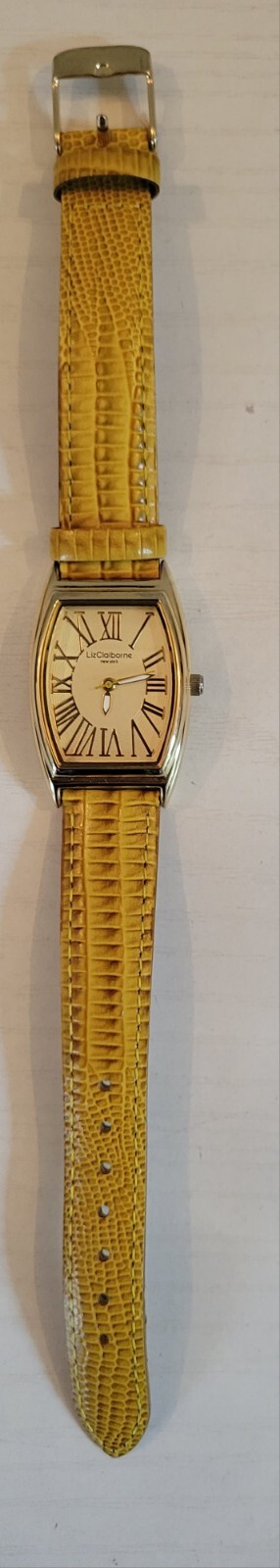 liz claiborne genuine leather watch