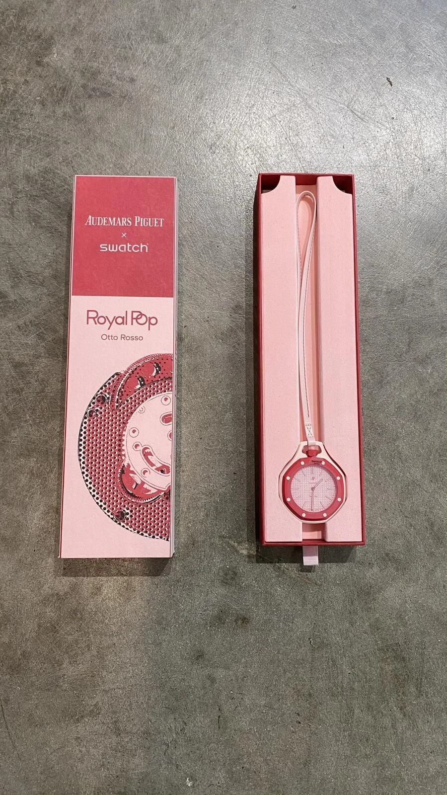 Audemars Piguet X Swatch Royal Pop Pocket Watch red BNWB