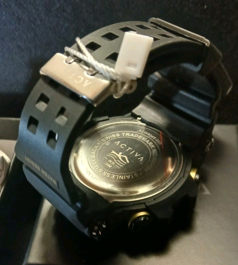 Activa Sync X Invicta Watch. Gold/Black. ACW8046-003