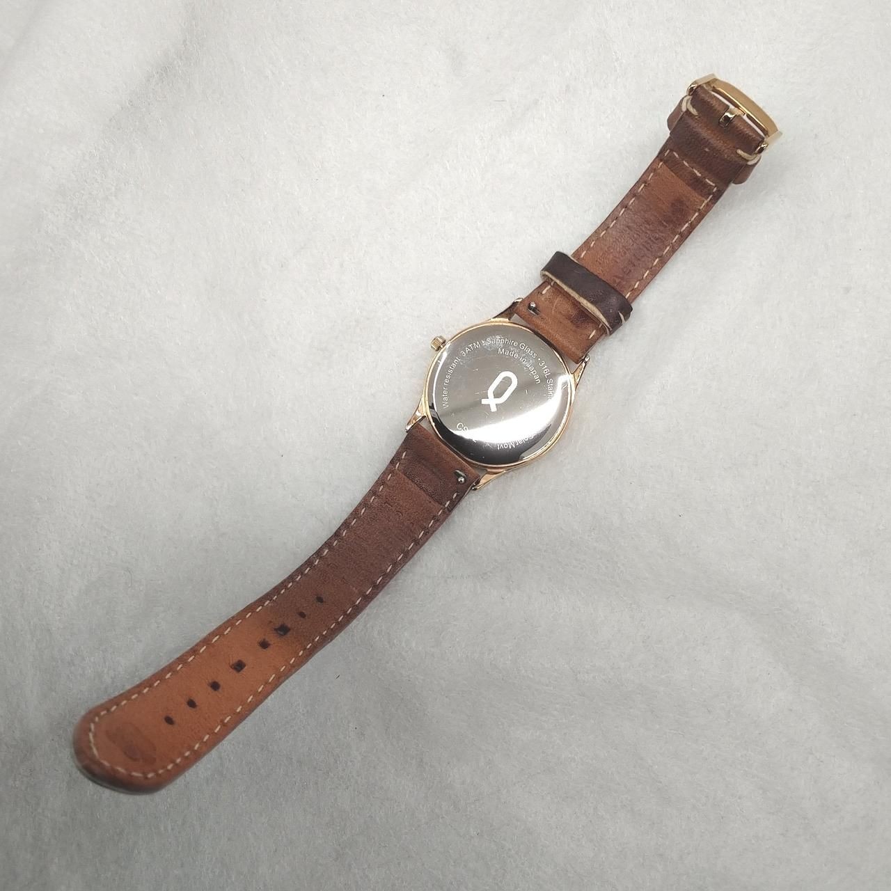 KNOT Quartz Watch Solar Movement Cs-32 Used