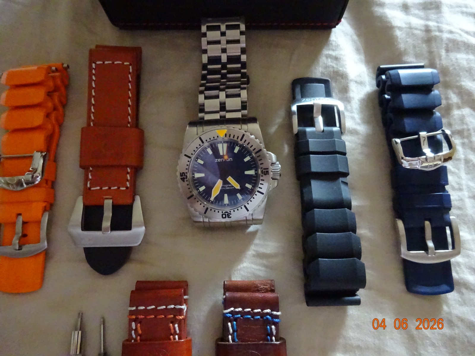 ZENTON M45 BLUE DIAL! Ltd. Ed. SWISS ETA 2824-2 TOP GRADE AUTOMATIC 2000M DIVER!