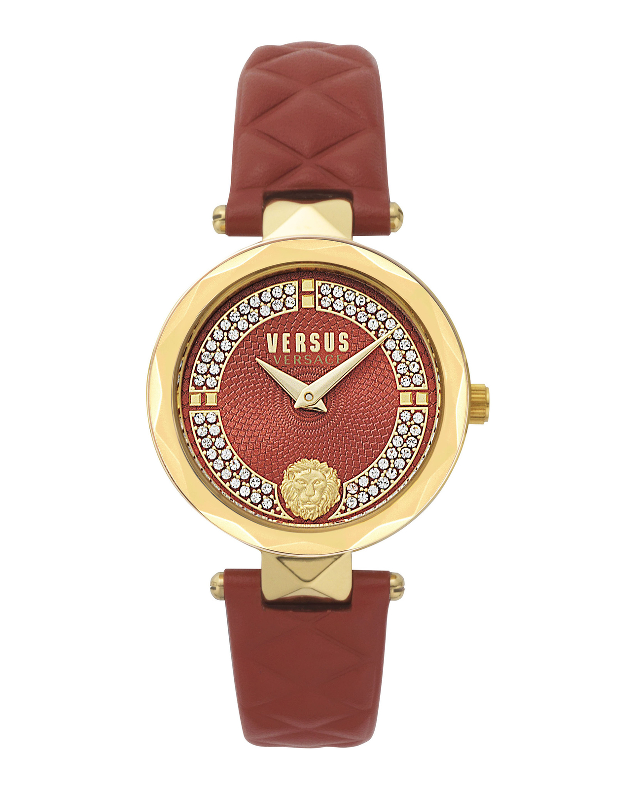 Versus Versace Womens Covent Garden Gold 32mm Strap Fashion Watch