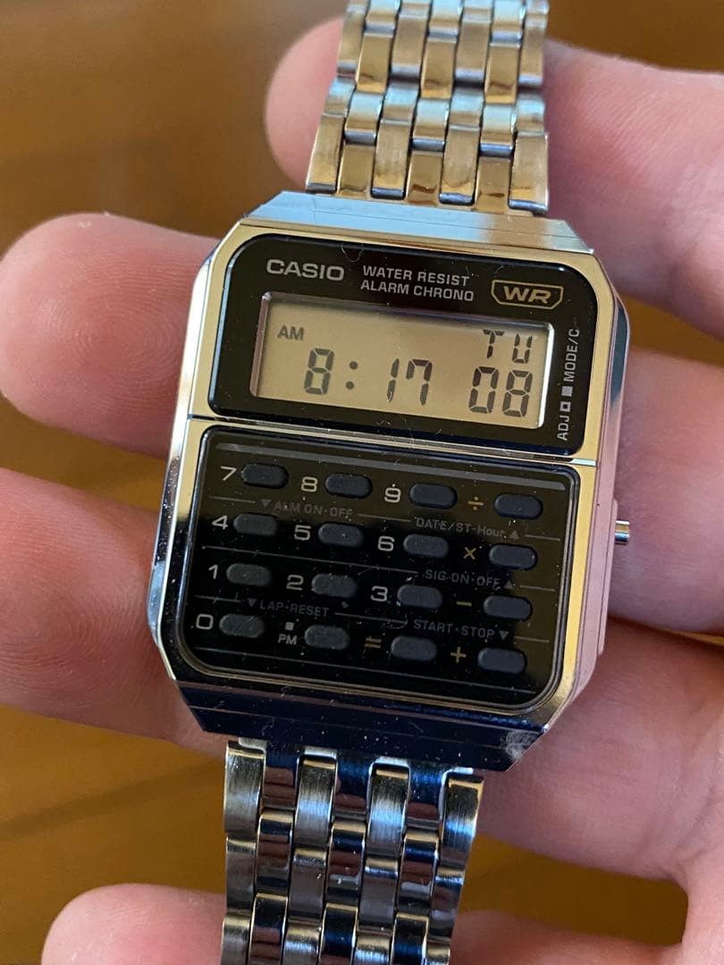 Casio Data Bank Calculator Digital Watch With Bracelet