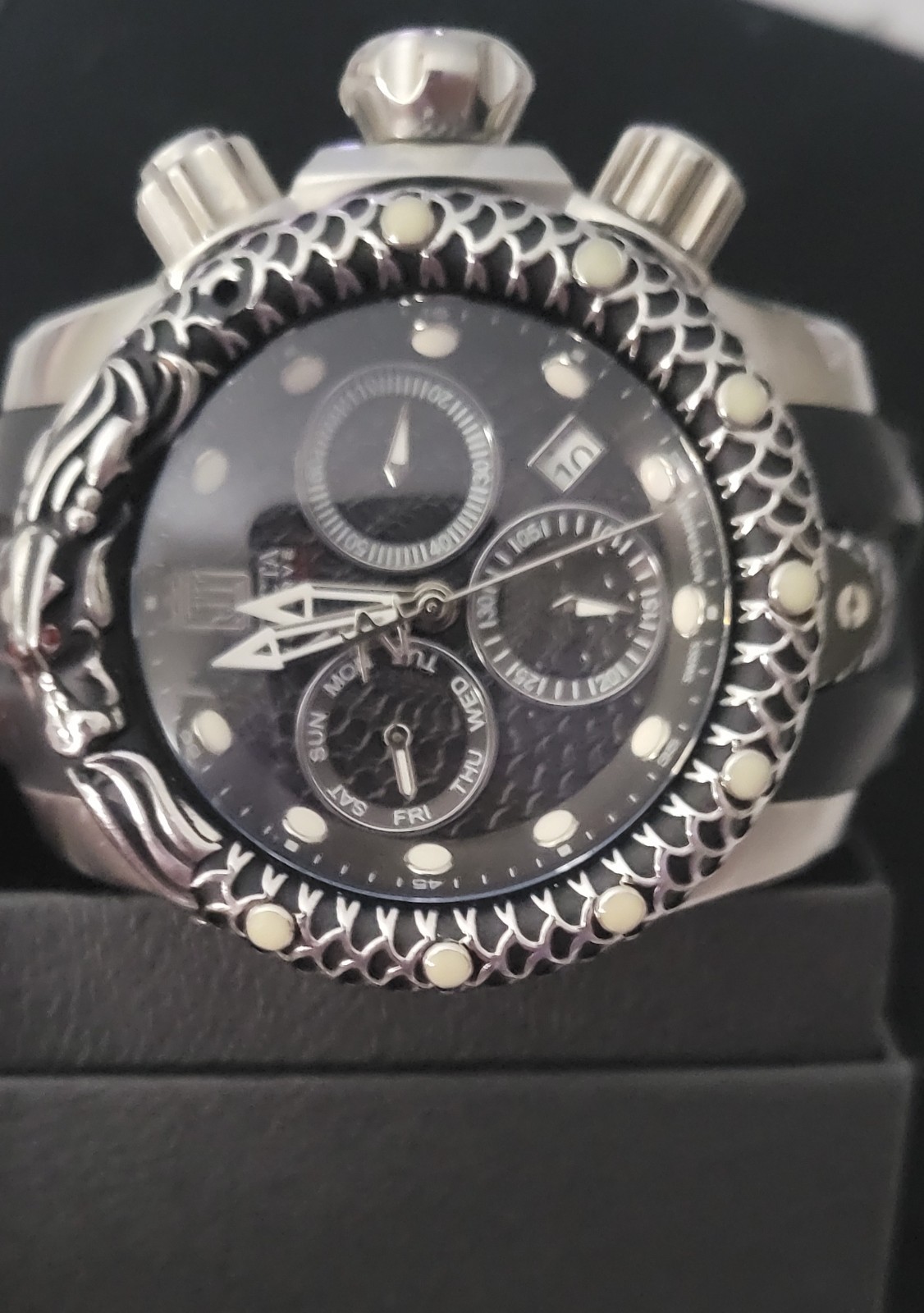 Invicta Reserve Men’s Jason Taylor Dragon Chronograph Watch 32552 52mm