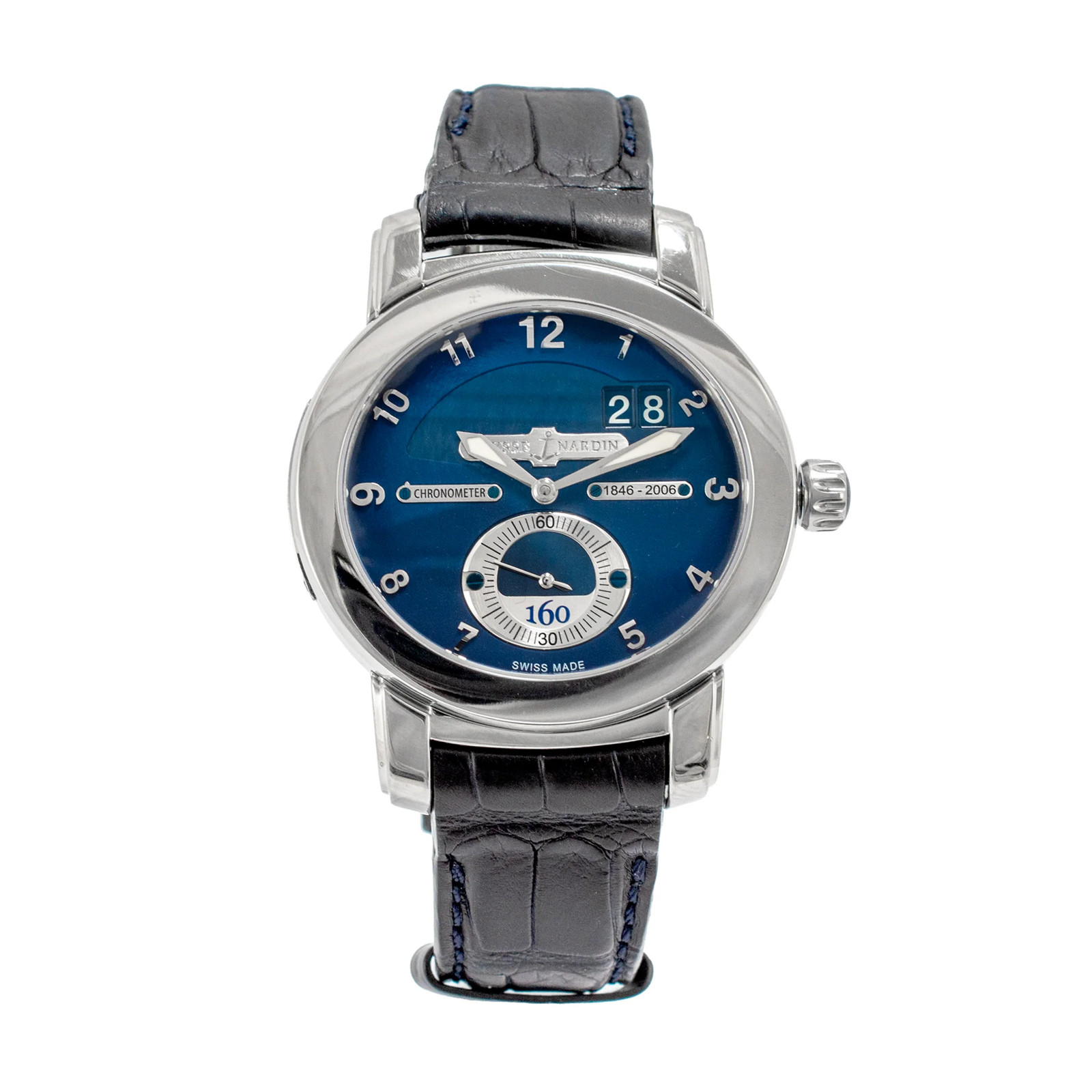 Ulysse Nardin Anniversary 160 L.Edition 43MM 1600-100 18K White Gold Watch